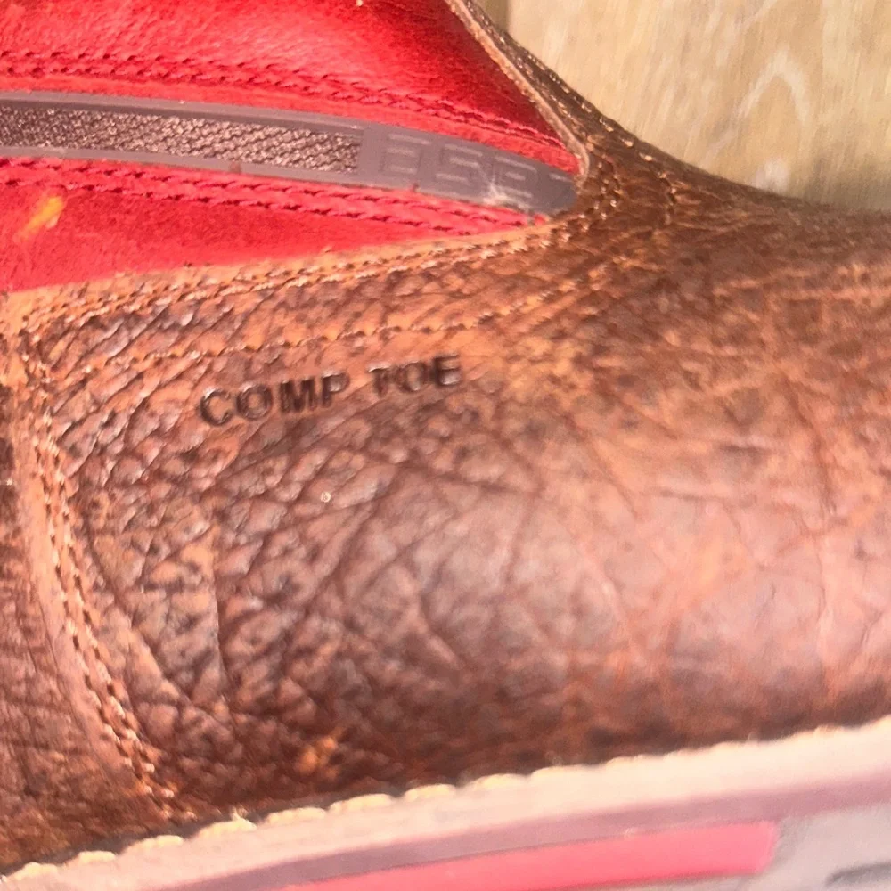Cody James  Brown and Red Western Boots - Picture 5 of 6